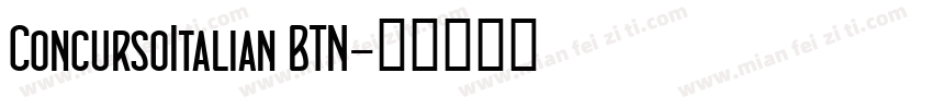 ConcursoItalian BTN字体转换